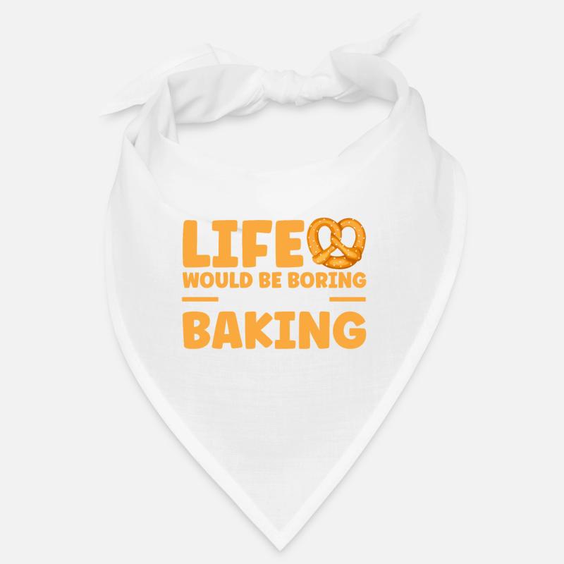 Brotbacken Geschenk Bäckerei Zitat Bäcker Bandana