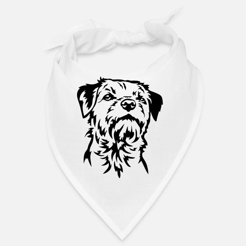 Border Terrier Head Bandana