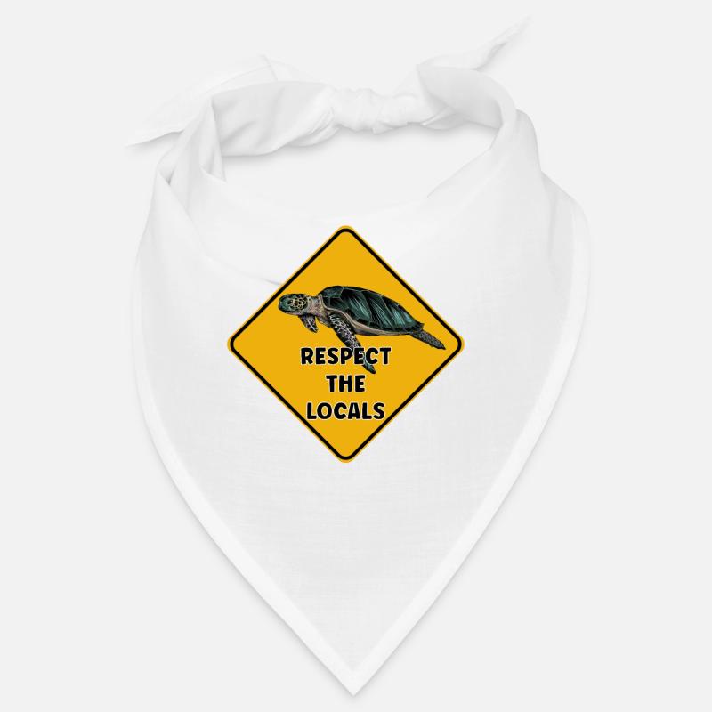 Warning sign diver - Respect the locals Bandana