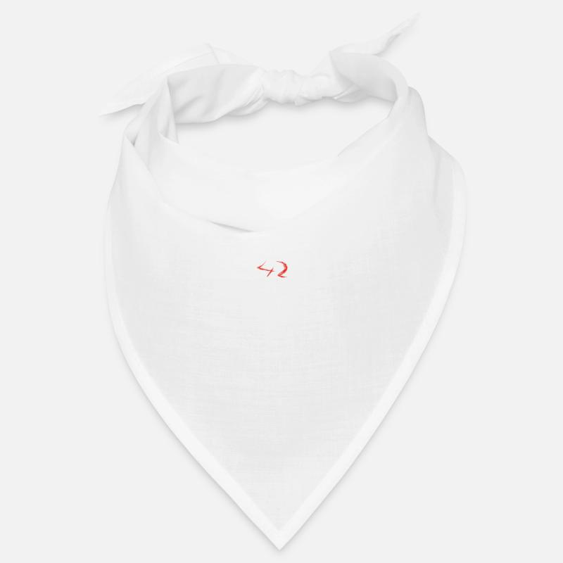 Life Universe Everything 42 Antwort - Bandana - Weiß