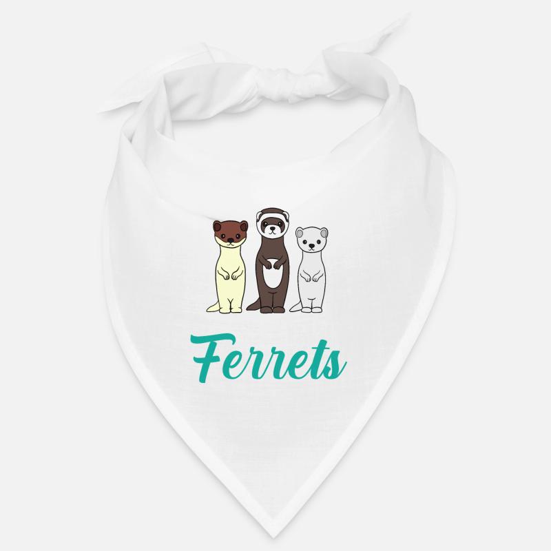 Furet - Bandana - blanc
