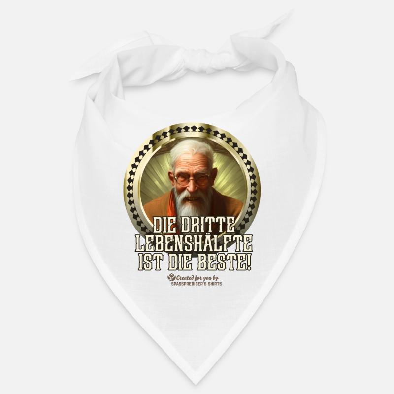 Spruch Dritte Lebenshälfte Bandana