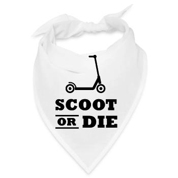 E-Scooter E-Roller Scooter - Bandana - Weiß - Vorne