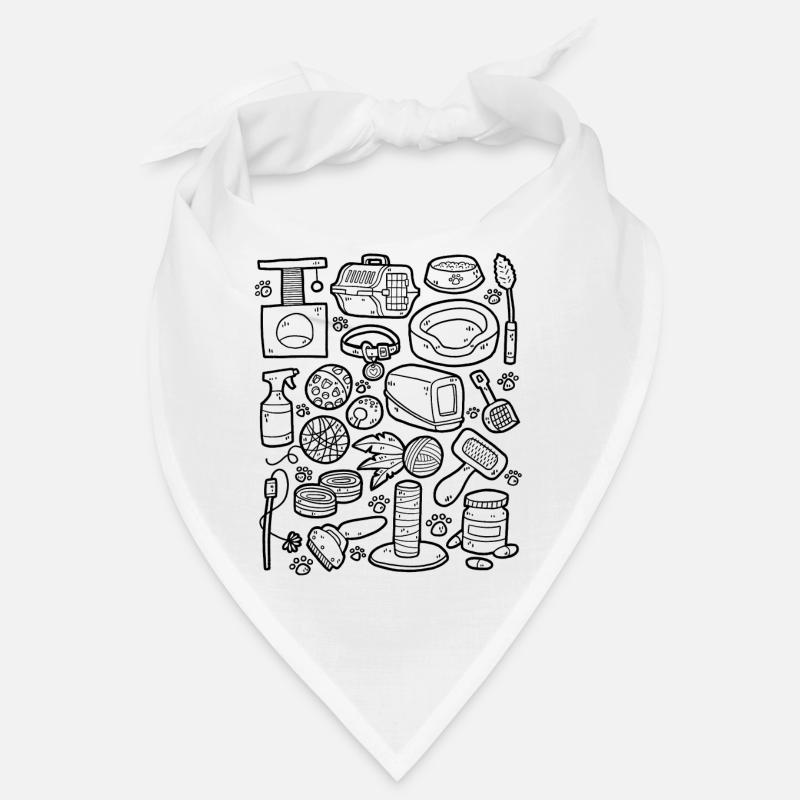 Cat Doodles - Cat Care - Cat Owners Bandana