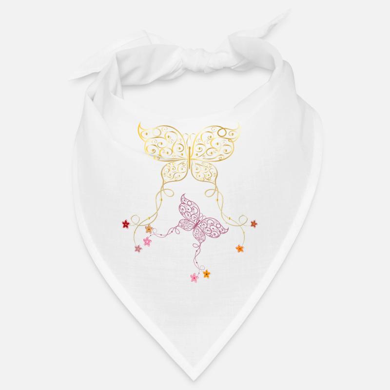 deux papillons Bandana