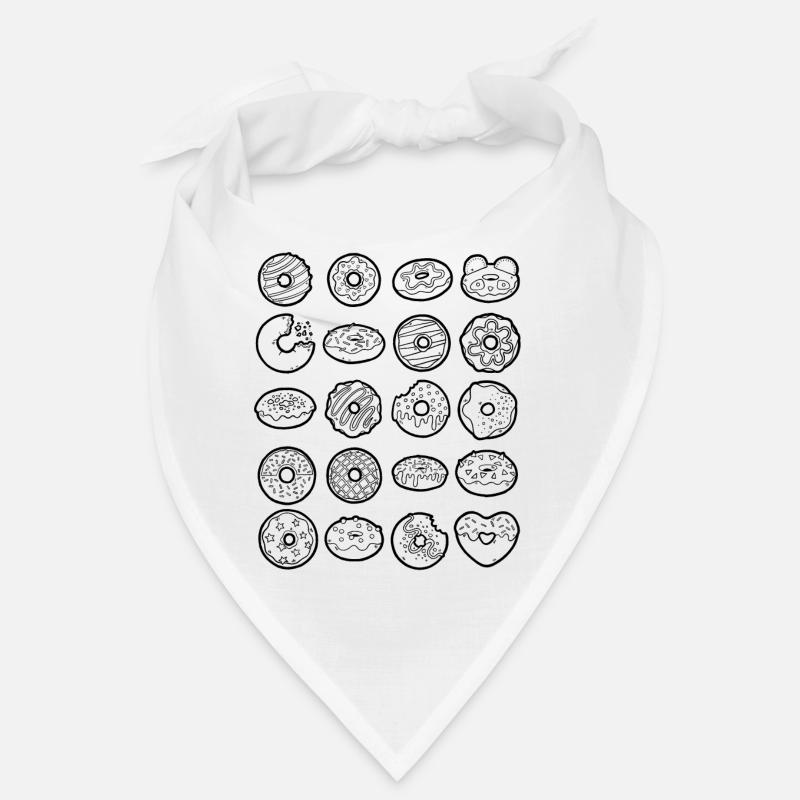 Donut Doodles Doughnut Sprinkle Candy Bandana
