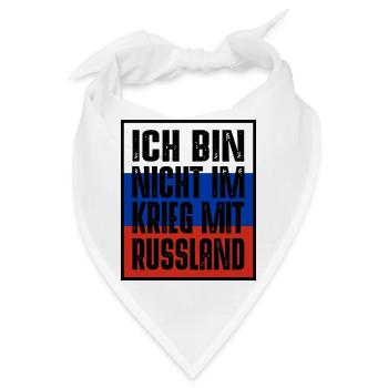 Russland - Bandana - Weiß - Vorne