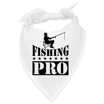 fishing pro - Bandana - Weiß - Vorne