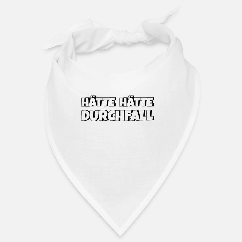 Hätte Hätte Durchfall - Bandana - Weiß