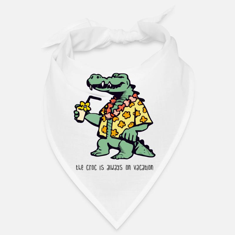Hapi the crocodile on vacation Bandana