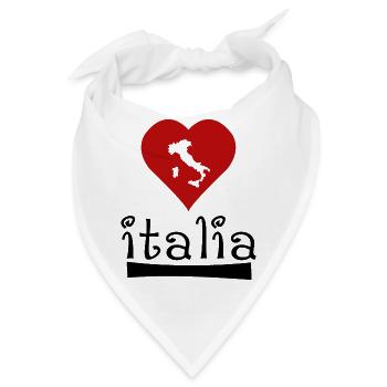 Italia - Bandana - Weiß - Vorne