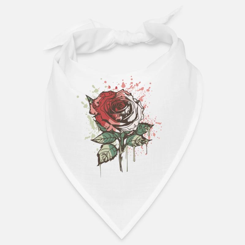 Rote Rose Bandana