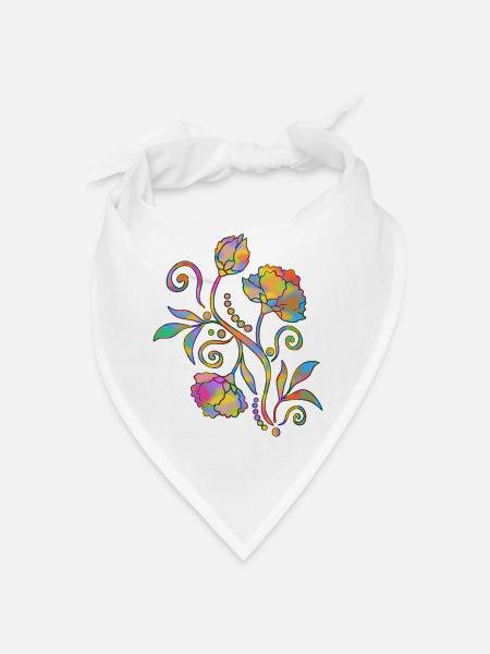 Fleur - Bandana - blanc