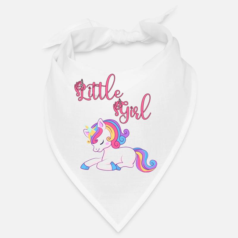 Kleines Mädchen liebt Einhörner Bandana