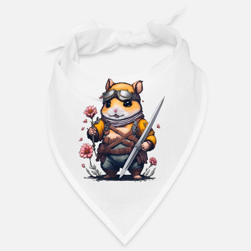 Ninja Hamster Blumenkampf Bandana