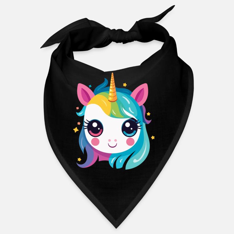 A rainbow unicorn Bandana