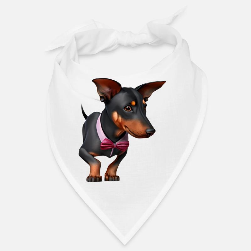 Dobermann Hund Dobermanntrainer Dobermannwelpe Bandana