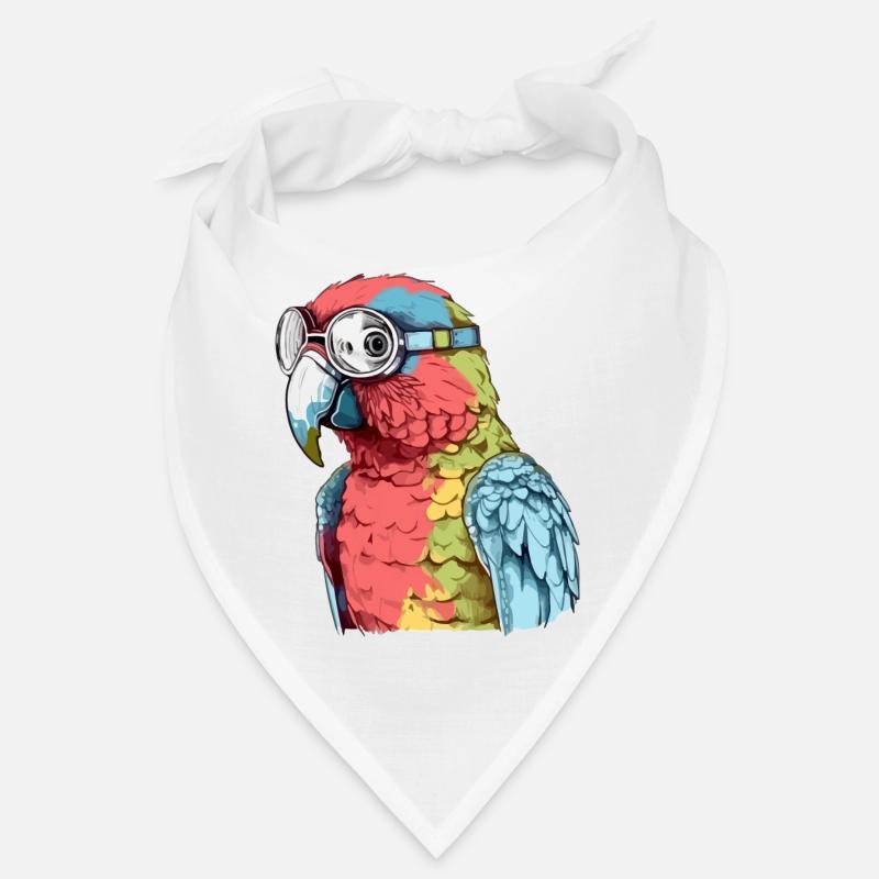 Pecco, der Brillenpapagei Bandana