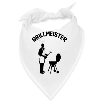 Grillmeister - Bandana - Weiß - Vorne
