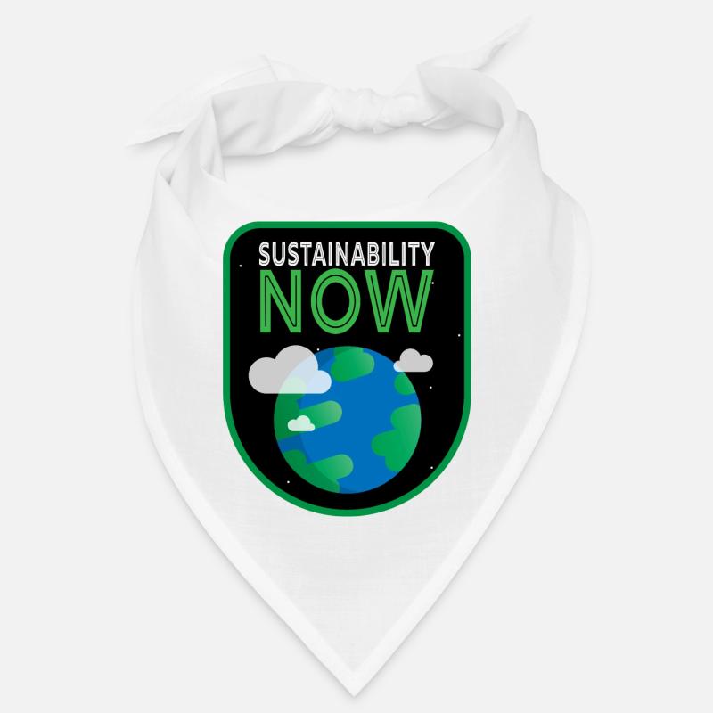 Sustainability Patch Nachhaltigkeit erde illustrat Bandana