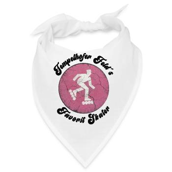 Tempelhofer Feld Skater Rollschuh - Bandana - Weiß - Vorne