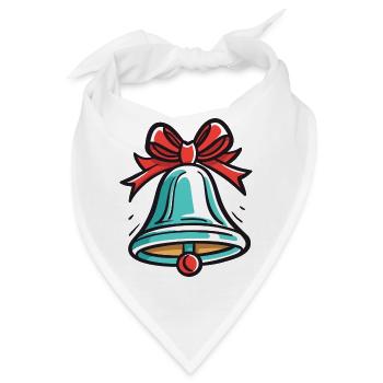 Glocke für Christmas - Bandana - Weiß - Vorne