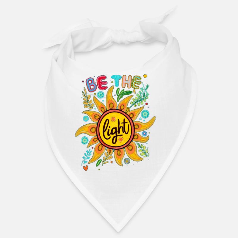 Be the Light - Bandana - Weiß