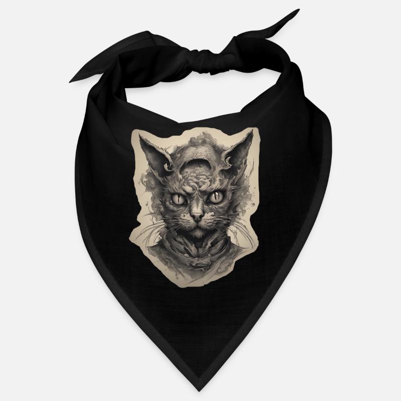 Horreur / Chat / Kitty / Halloween / Effrayant Bandana
