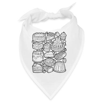 Kuchen und Torten - Bandana - Weiß - Vorne