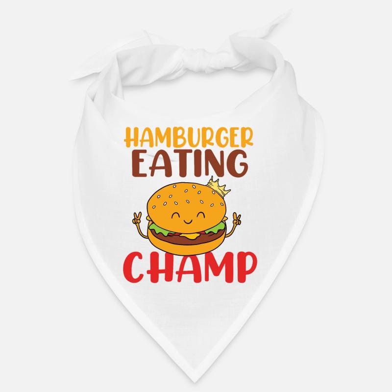 Hamburger Eating Champ Bandana