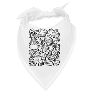 Weihnachten - Bandana - Weiß - Vorne