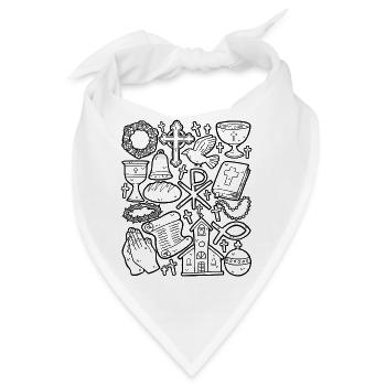 Christentum - Bandana - Weiß - Vorne