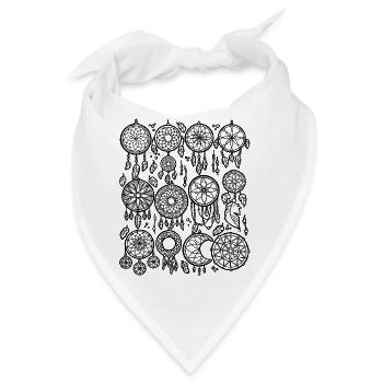 Traumfänger - Bandana - Weiß - Vorne
