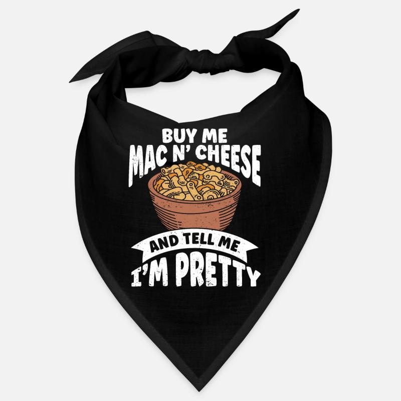 Mac And Cheese Noodles Gift Pasta Bandana