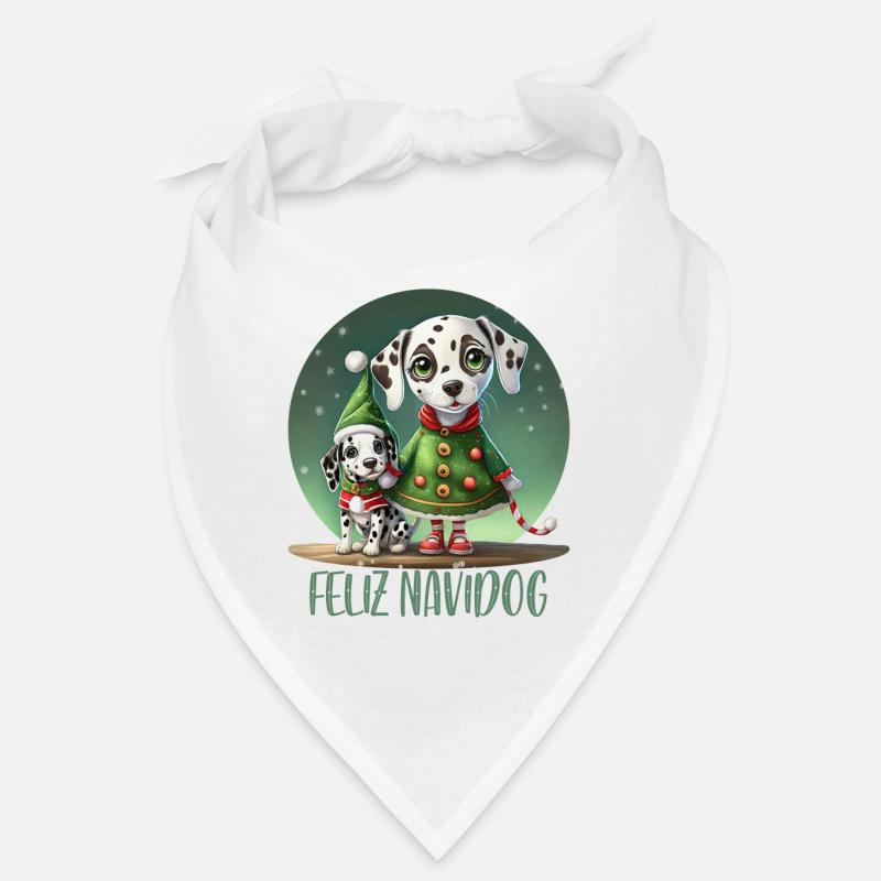 Dalmatian Elf Bandana
