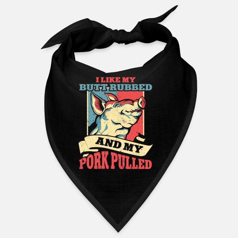 BBQ Pulled Pork Schwein Grill Bandana