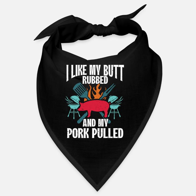 BBQ Pulled Pork Schwein Grill Bandana