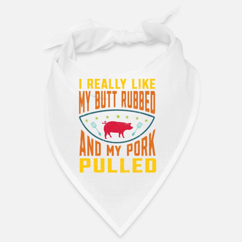 BBQ Pulled Pork Schwein Grill Bandana