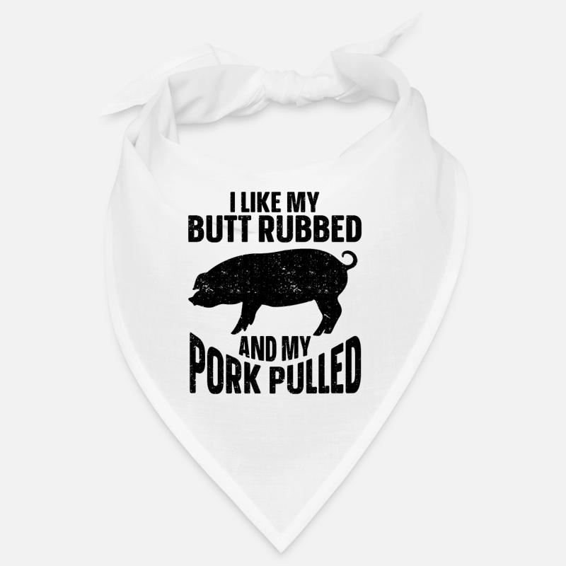 BBQ Pulled Pork Schwein Grill Bandana