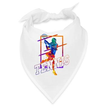 Tennis Tennisspielerin Frau Sport Match Verein Fan - Bandana - Weiß - Vorne