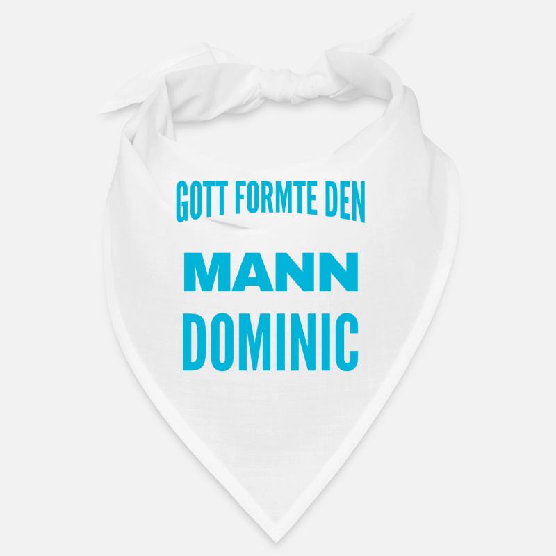 Dominic Name Design Bandana