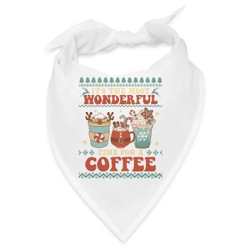 Hässlicher Weihnachtspullover - Bandana - Weiß - Vorne