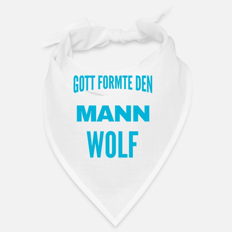 Wolf Name Design Bandana