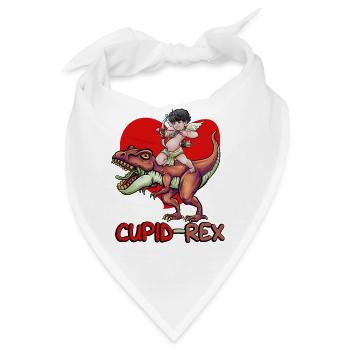 Cupid Armor T Rex Heart Valentinstag Cupid Rex - Bandana - Weiß - Vorne