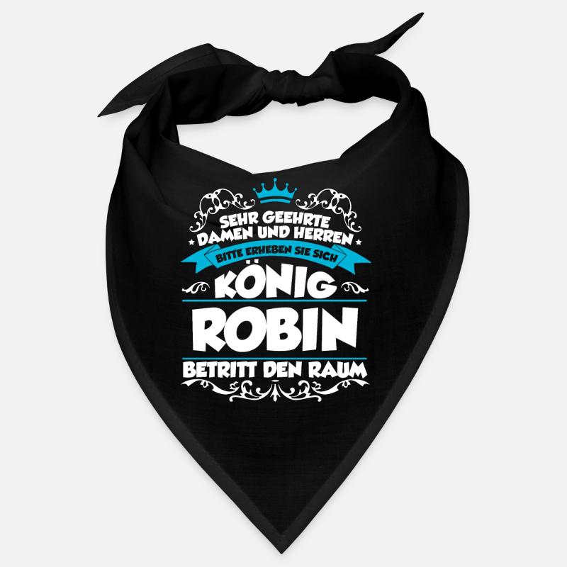 Robin Name Design Bandana