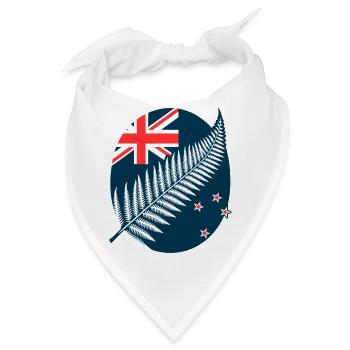 Neuseeland Aotearoa Kiwi 6 - Bandana - Weiß - Vorne
