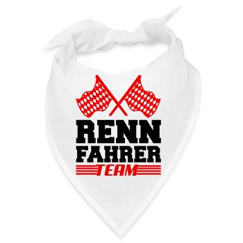rennfahrer team02 - Bandana - Weiß - Vorne