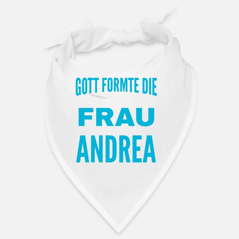 Andrea Name Design - Bandana - Weiß