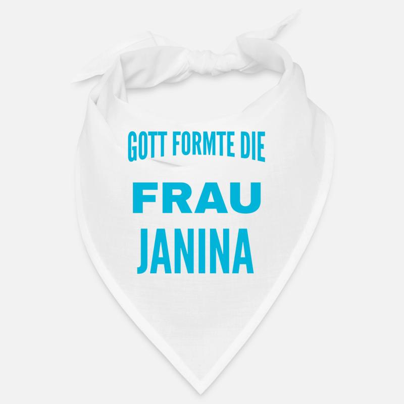 Janina Name Design Bandana