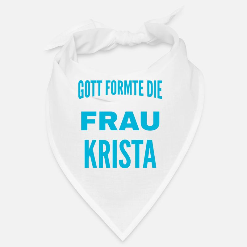 Krista Name Design Bandana